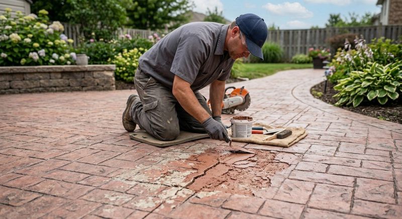 Decorative Concrete Repair in Toledo, OH