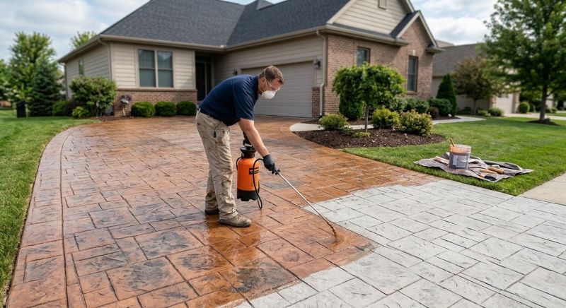Driveway Refinishing in Frisco, TX