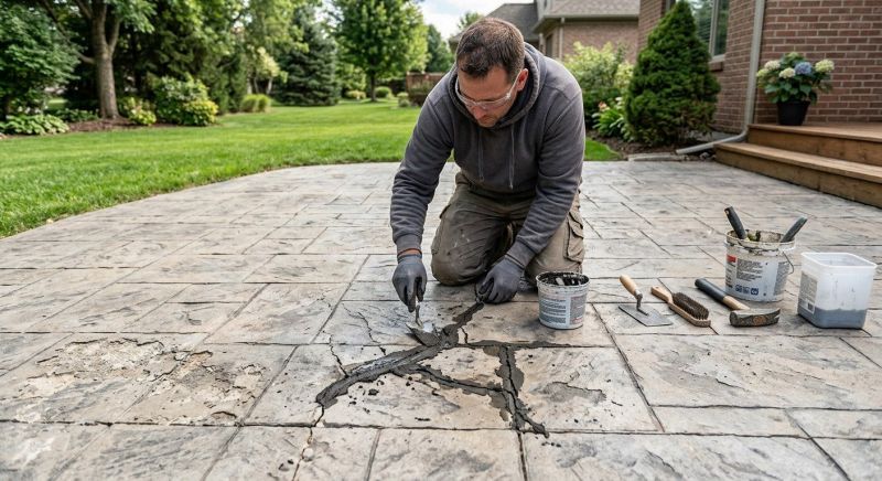 Decorative Concrete Repair in Columbus, OH
